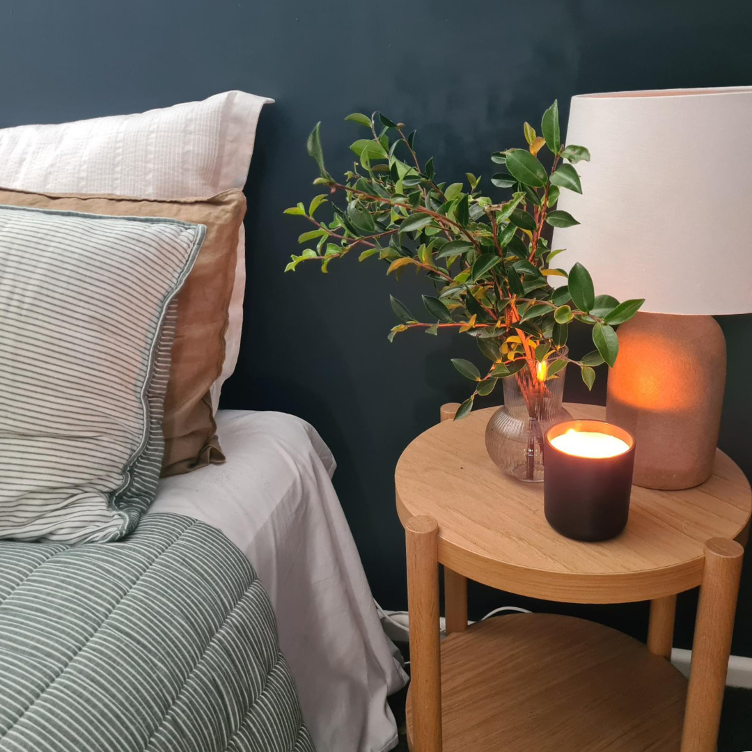 Creating a cosy atmosphere with candles
